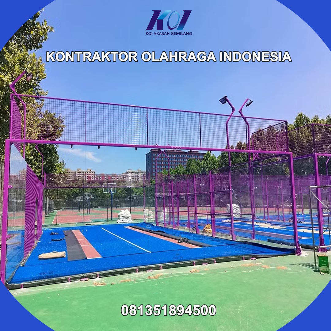 081351894500 Biaya Harga jasa pembuatan lapangan padel Murah Kualitas Bagus Terpercaya Terbaik Bergaransi Berpengalaman